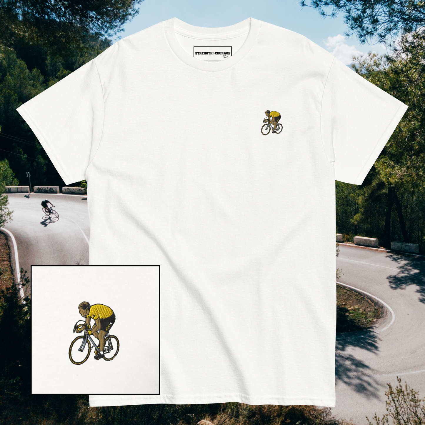 Bernard Hinault  Tour Yellow jersey T-shirt Design Cycling  Graphic tees Cotton Tshirt Free shipping Gifts for him Short sleeve Shop now
