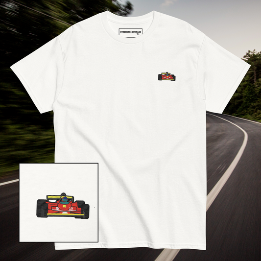 Gilles Villenueve  Ferrari T-shirt Design Formula 1 Graphic tees Cotton Tshirt Free shipping Gifts for him Short sleeve Shop now Nike