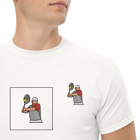 Jim Courier Us Open T-shirt Design Tennis Atp Graphic tees Cotton Tshirt Free shipping Gifts for him Short sleeve Shop now Nike vintage