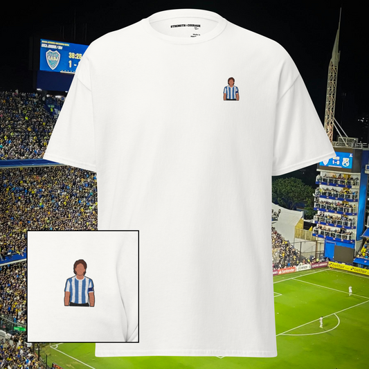 Embroidered Maradona Cotton Tshirt. Vintage Graphic Tee, Free Shipping, sizes S–3XL. Shop now!