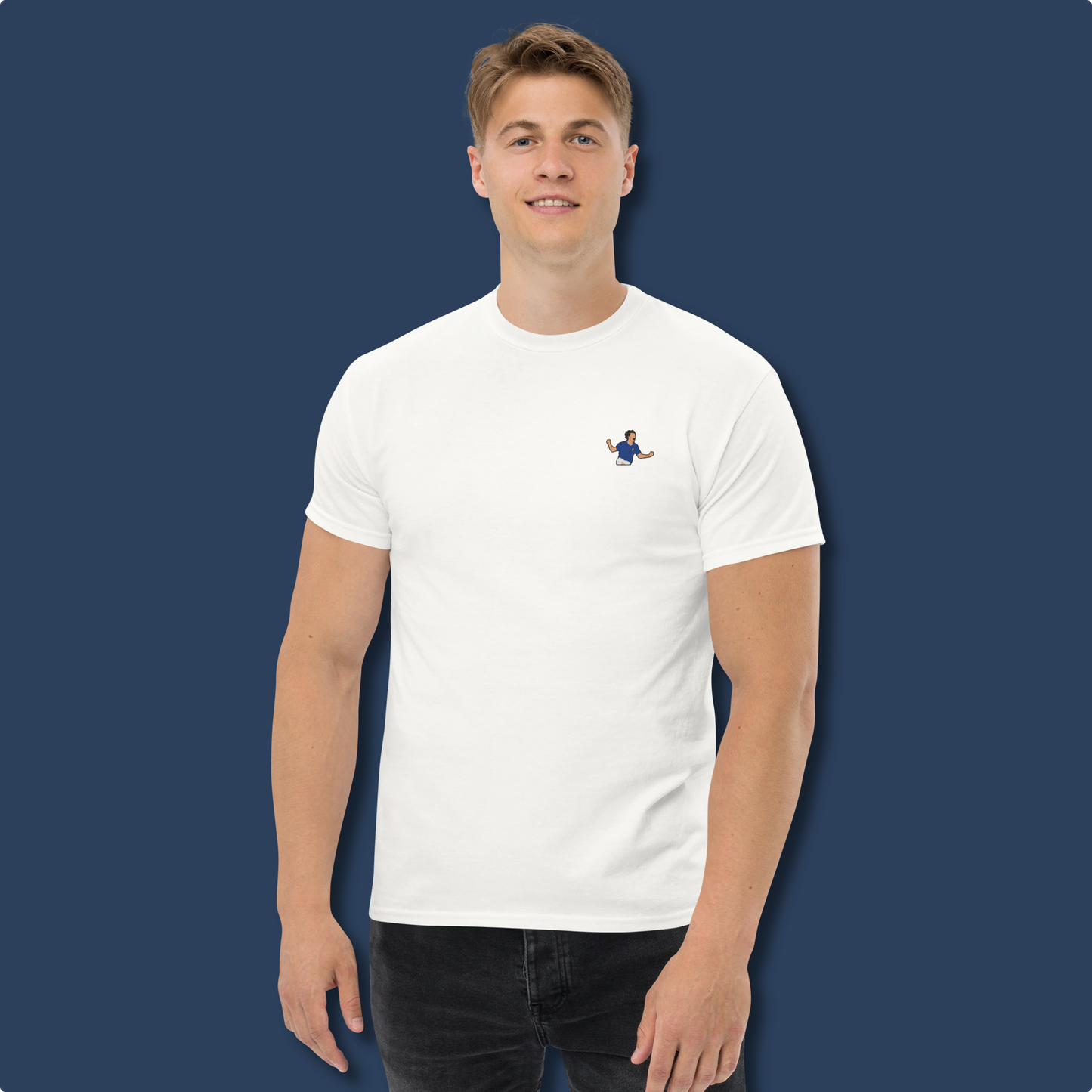 Tardelli World Cup Final Goal | Embroidered T-Shirt, perfect also as a gift for him.