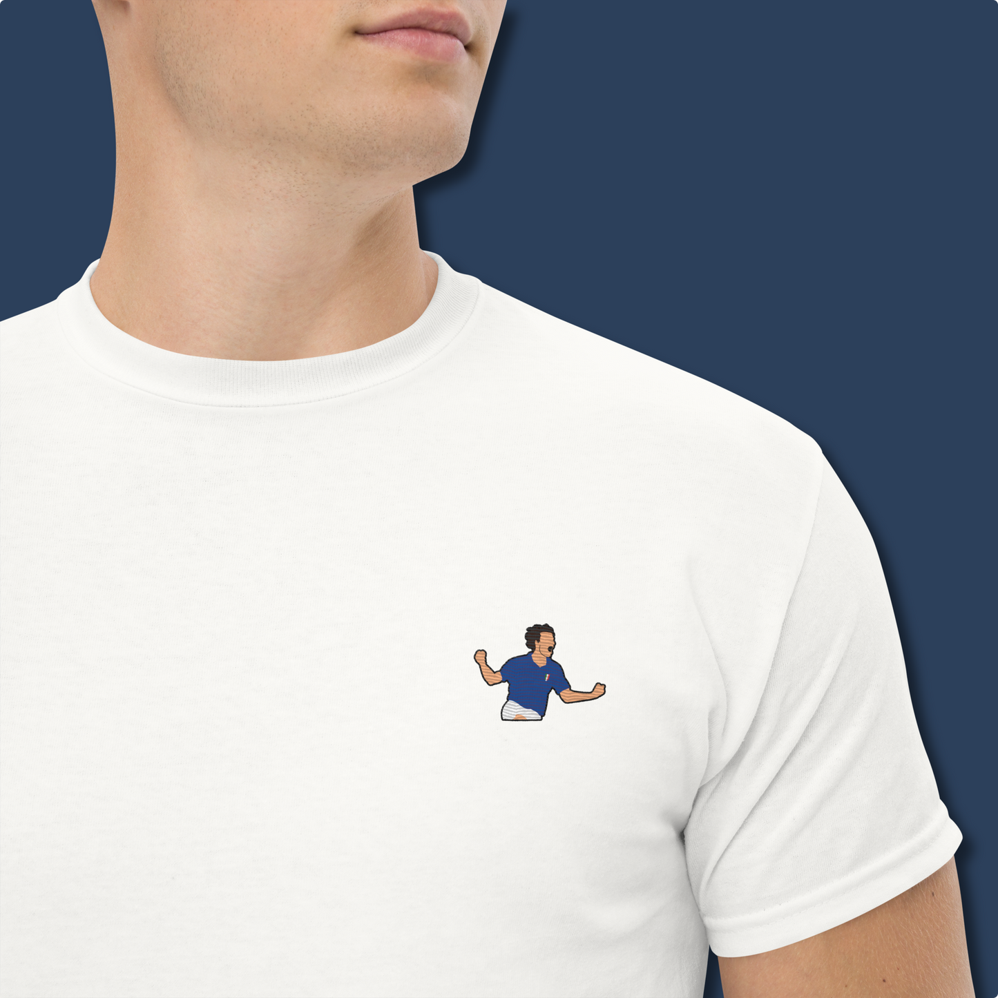 Tardelli World Cup Final Goal | Embroidered T-Shirt, perfect also as a gift for him.