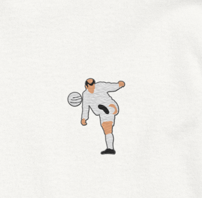 Embroidered Zinedine Zidane Cotton Tshirt. Vintage Graphic Tee, Free Shipping, sizes S–3XL. Shop now!