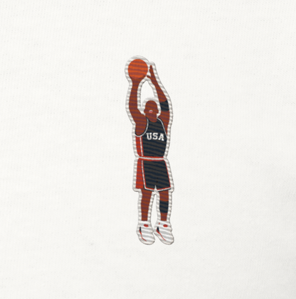 Michael Jordan Dream Team USA 1992 | Embroidered T-Shirt, perfect also as a gift for him.