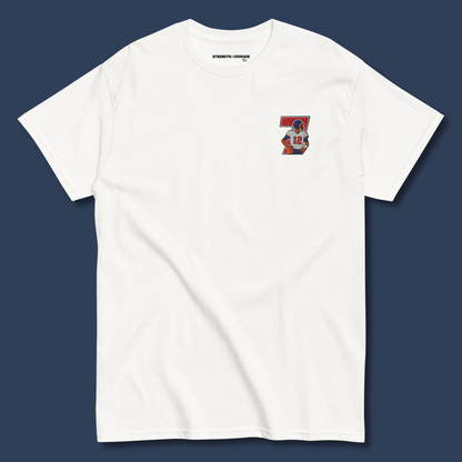 Embroidered cotton T-shirt featuring Tom Brady captured mid-throw in an iconic NFL moment. This vintage-inspired T-shirt design celebrates his unmatched Super Bowl legacy and leadership on the field. Made from premium cotton, it’s a stylish graphic tee for true football fans. A perfect Tshirt gift for him with free shipping included. Honor Tom Brady’s greatness and Nike-inspired athletic spirit with this exclusive design.