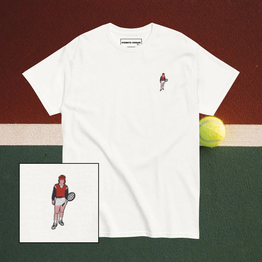 John Mcenroe Us Open T-shirt Design Tennis Atp Graphic tees Cotton Tshirt Free shipping Gifts for him Short sleeve Shop now Nike vintage