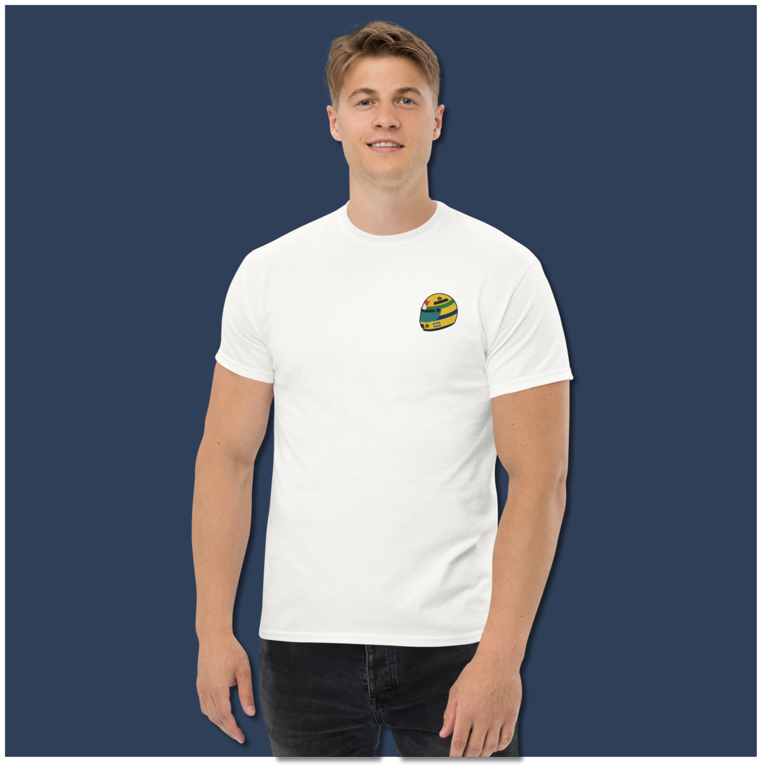 Ayrton Senna Mclaren T-shirt Design Formula 1 Monza Graphic tees Cotton Tshirt Free shipping Gifts for him Short sleeve Shop now Nike