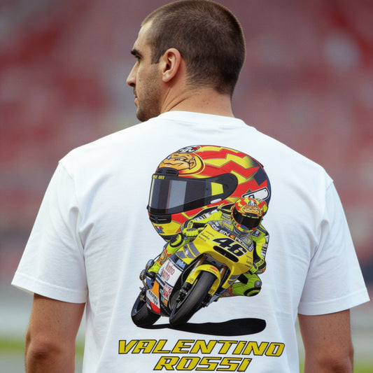Valentino Rossi Honda T-shirt Design Motorcycle Moto Gp Graphic tees Cotton Tshirt Free shipping Gifts for him Short sleeves