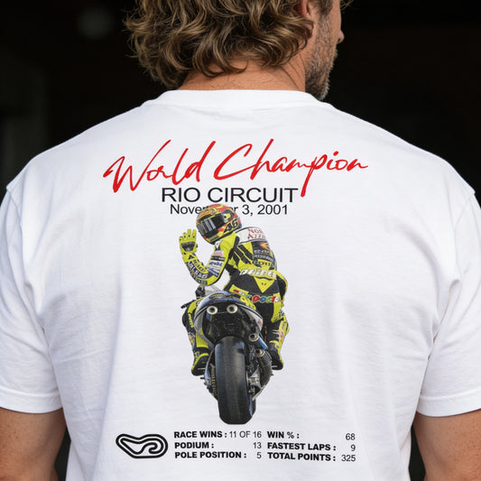 Valentino Rossi Honda T-shirt Design Motorcycle Moto Gp Graphic tees Cotton Tshirt Free shipping Gifts for him Short sleeves
