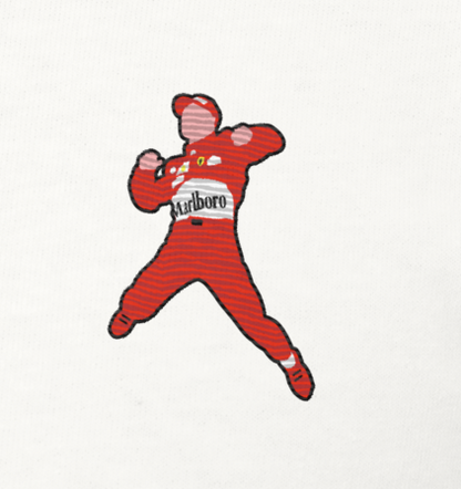 Schumacher Ferrari F1 Legend | T-Shirt Ricamata