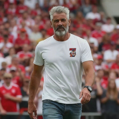 Embroidered cotton T-shirt featuring Tom Brady captured mid-throw in an iconic NFL moment. This vintage-inspired T-shirt design celebrates his unmatched Super Bowl legacy and leadership on the field. Made from premium cotton, it’s a stylish graphic tee for true football fans. A perfect Tshirt gift for him with free shipping included. Honor Tom Brady’s greatness and Nike-inspired athletic spirit with this exclusive design.