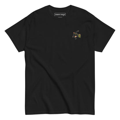 Eric Cantona Manchester United Iconic Moment | Embroidered T-Shirt, perfect also as a gift for him.
