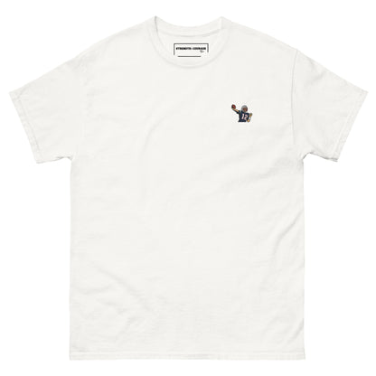 Embroidered cotton T-shirt featuring Tom Brady, the legendary New England Patriots quarterback, captured mid-throw in an iconic NFL moment. This vintage-inspired T-shirt design celebrates his unmatched Super Bowl legacy and leadership on the field. Made from premium cotton, it’s a stylish graphic tee for true football fans. A perfect Tshirt gift for him with free shipping included. Honor Tom Brady’s greatness and Nike-inspired athletic spirit with this exclusive design.