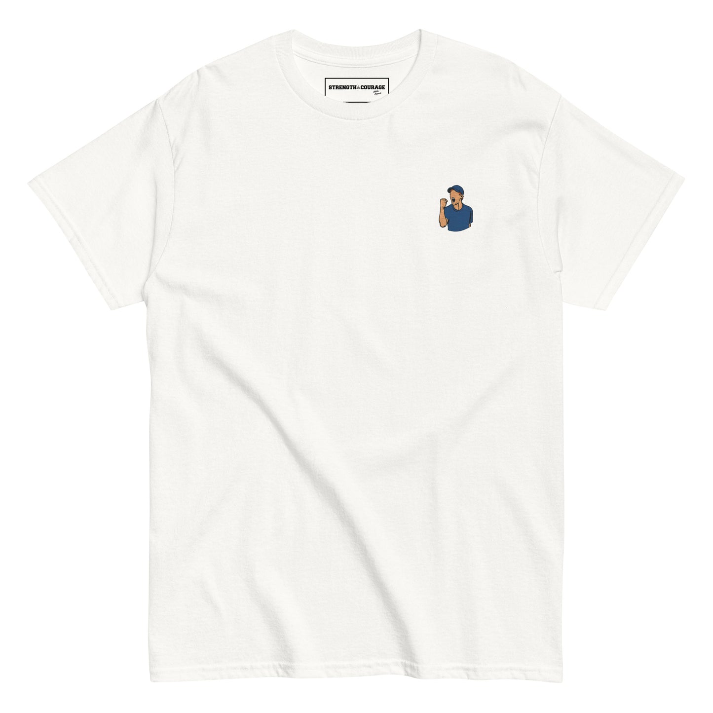 Jannik Sinner embroidered white tennis t-shirt, premium cotton graphic tee.