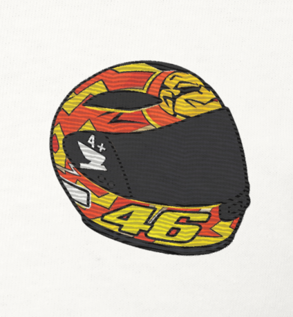 Valentino Rossi – The Doctor | Embroidered T-Shirt , perfect also as a gift for him.