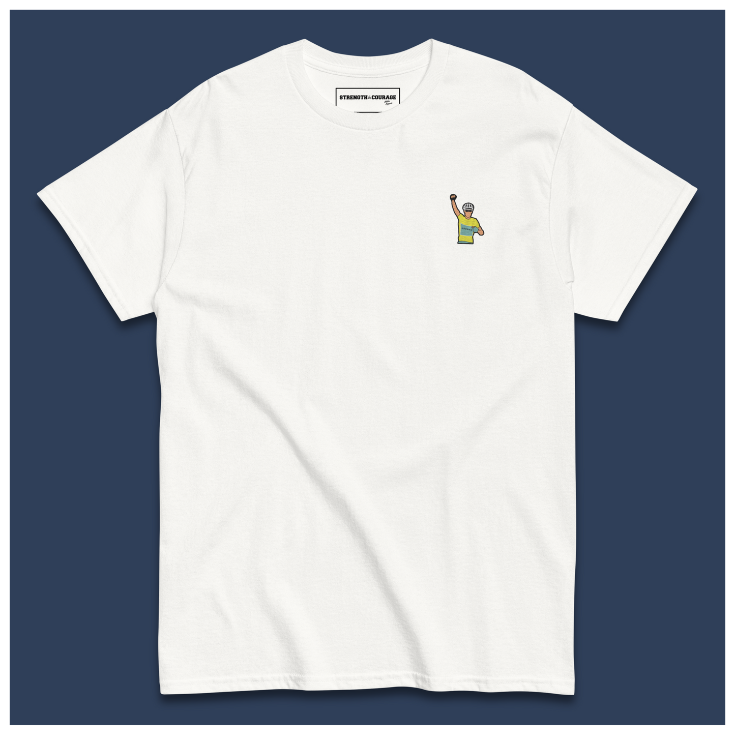 Vincenzo Nibali Tour de France 2014 Champion | T-Shirt Ricamata