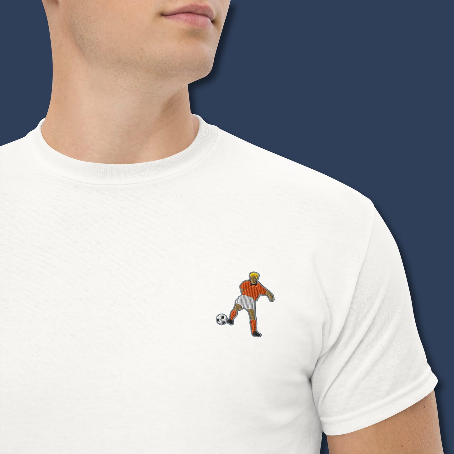 Dennis Bergkamp World Cup Masterpiece | Embroidered T-Shirt