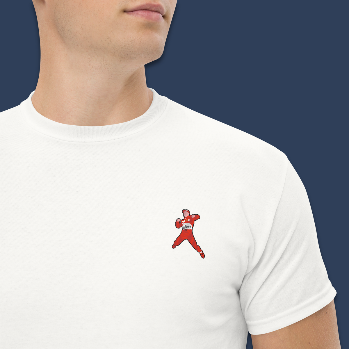 Schumacher Ferrari F1 Legend | T-Shirt Ricamata